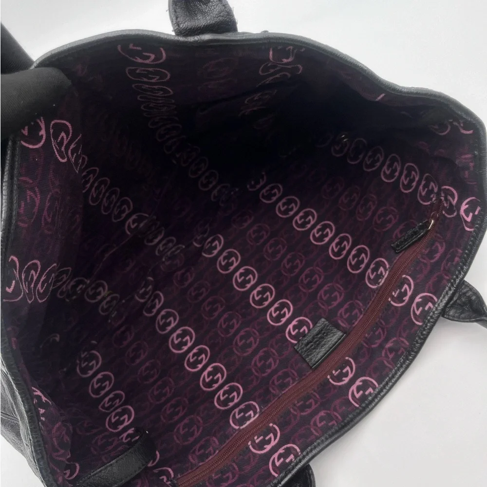 Gucci Black Leather Tote Bag - Picture 6 of 8